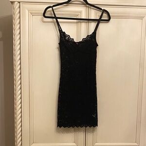 Edikted Black Lace Mini Dress